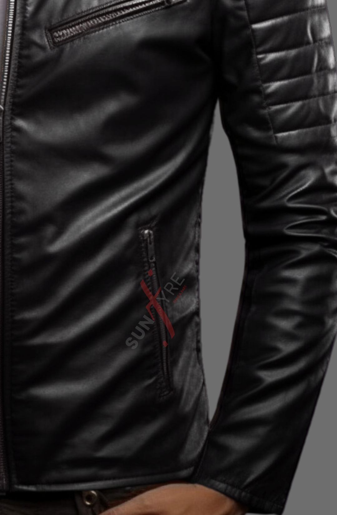 Black Leather Jacket For Men