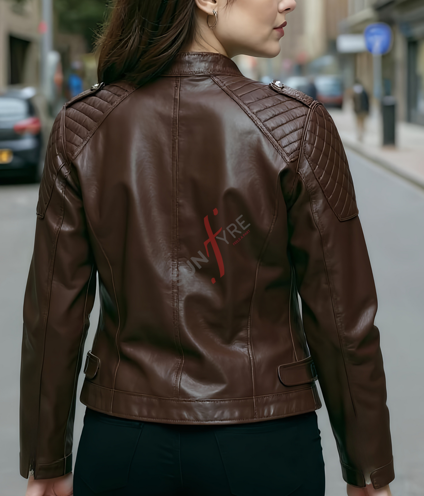 Brown Smart Fit Leather Jacket