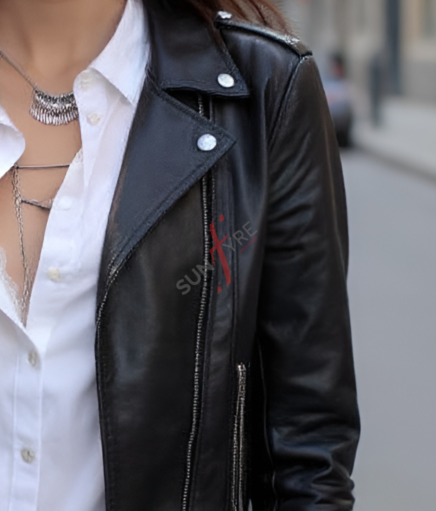 Leather Jacket for Women Real Sheepskin