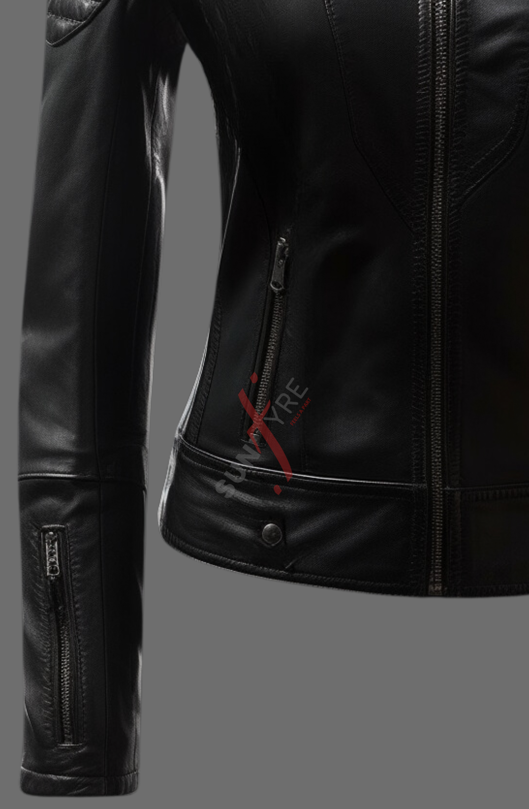Black Leather Jacket For Women