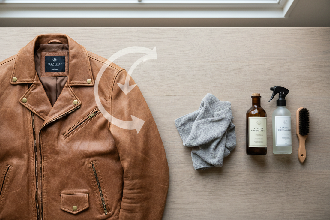 clean and care for leather jacket