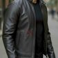 Leon Black Iconic Racer Leather Jacket For Men (SF162)