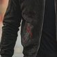 Black Original Sheepskin Nubak Bomber Leather Jacket For Men (SF525)