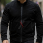 Ethan Black Bomber Leather Jacket For Men (SF540)