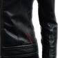 Slim Fit  Lambskin Black Leather Jacket For Women