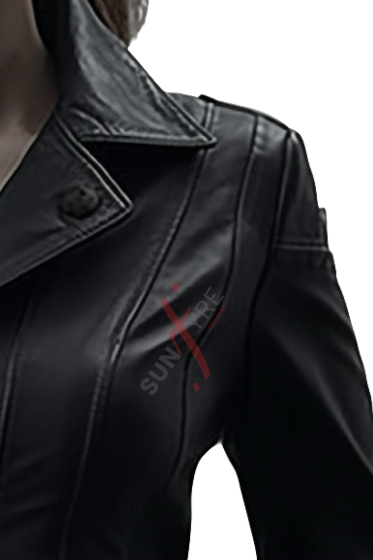 Motorcycle Leather Jacket For Women