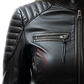 Quilted Black Leather Jacket For Women