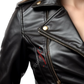  Belted Leather Jacket For Women