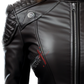 Black Biker Leather Jacket for Women