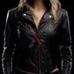 Women’s leather jacket black 