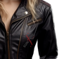 Asymmetrical Sheepskin Leather Jacket For Women