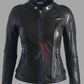 Black Racer Leather Jacket For Women (SF112)
