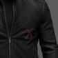 Black Biker Leather Jacket For Men