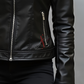 Black Biker Leather Jacket 