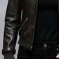 Bomber Leather Jacket For Women