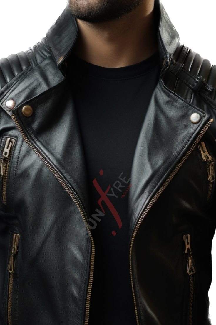 Biker Leather Jacket For Men