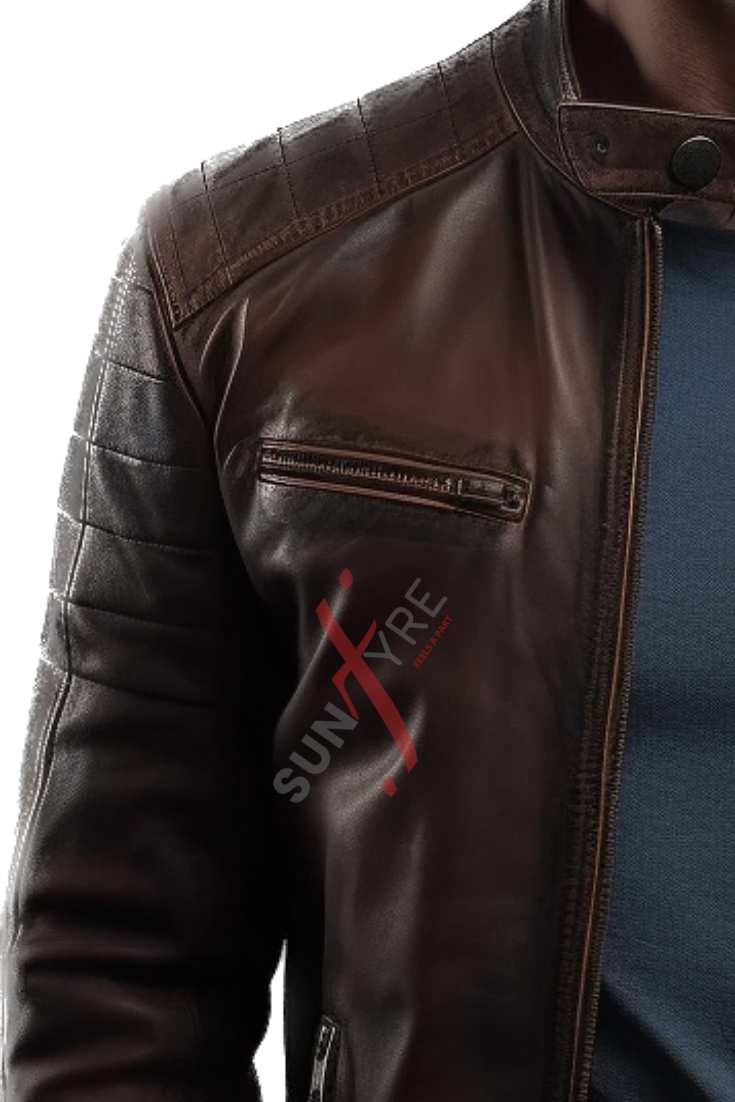 Brown Leather Jacket For Men