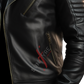 Black  Leather Jacket For Men