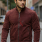 Ethan Lychee Brown Bomber Leather Jacket For Men (SF575)