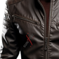 Quilted Leather Jacket For Men