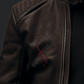 Cafe Racer Classic Brown Leather Jacket For Men