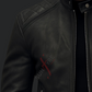 Cafe Racer Leather Jacket For Men