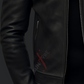 Sheepskin Matt Black Leather Jacket For Men