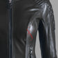 Black Racer Leather Jacket For Women (SF112)