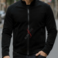 Ethan Black Bomber Leather Jacket For Men (SF540)