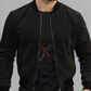 Daniel Nubuk Black Bomber Leather Jacket For Men (SF620)