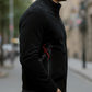 Ethan Black Bomber Leather Jacket For Men (SF540)