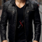 Cafe Racer Vintage style Brown Distressed Leather Jacket For Men (SF579)