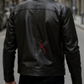 Conor Black Leather Jacket For Men (SF576)