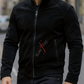 Ethan Black Bomber Leather Jacket For Men (SF540)