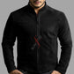 Ethan Black Bomber Leather Jacket For Men (SF540)