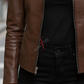 Brown Leather Jacket For Women 