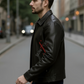 Conor Black Leather Jacket For Men (SF576)