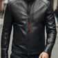 Aventis Black Classic Biker Leather Jacket For Men (SF527)