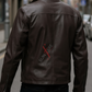 Viktor Coffee Brown Racer Leather Jacket For Men (SF569)