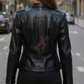 Racer Leather Jacket For Women 