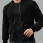 Daniel Nubuk Black Bomber Leather Jacket For Men (SF620)