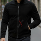 Ethan Black Bomber Leather Jacket For Men (SF540)