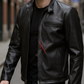 Viktor Black Racer Leather Jacket For Men (SF572)