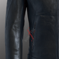  Black Cafe Racer Leather Jacket 