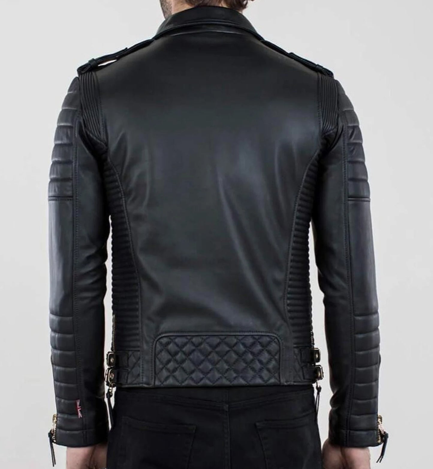 Motorcycle Leather Jacket For Men