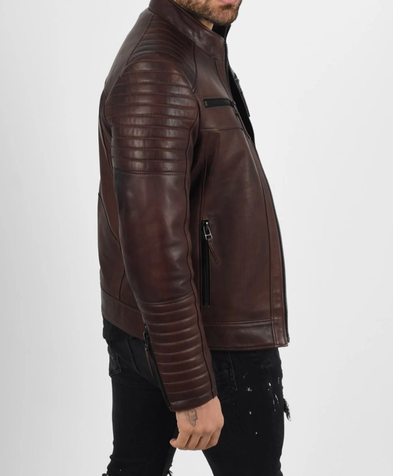 Quilted Leather Jacket 