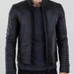 Original Black Fitted Iconic Biker Leather Jacket 