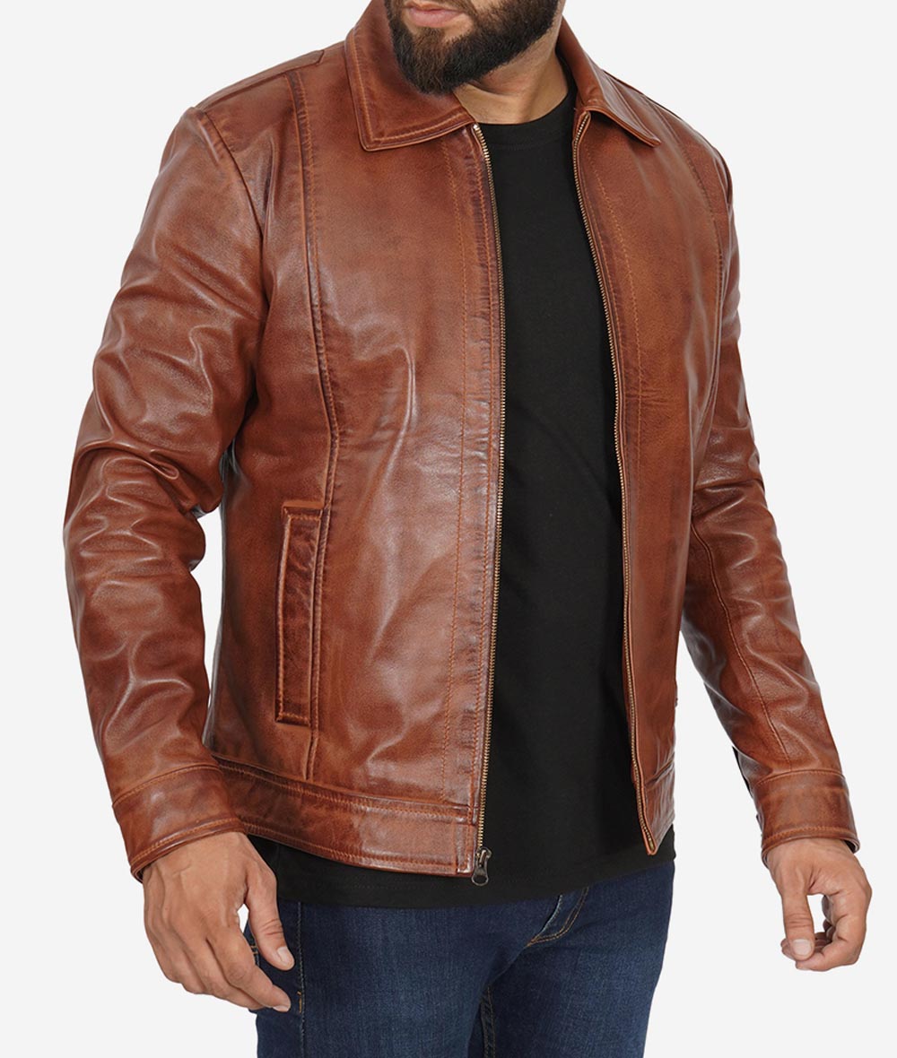  Brown Leather Jacket 
