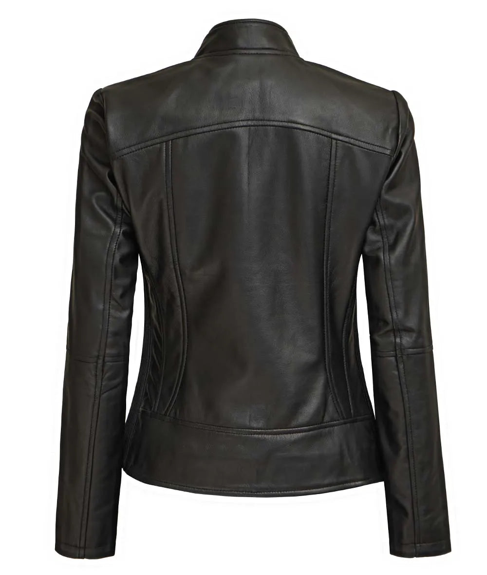 Women’s Black Leather Jacket