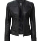 Black Leather Jacket For Women